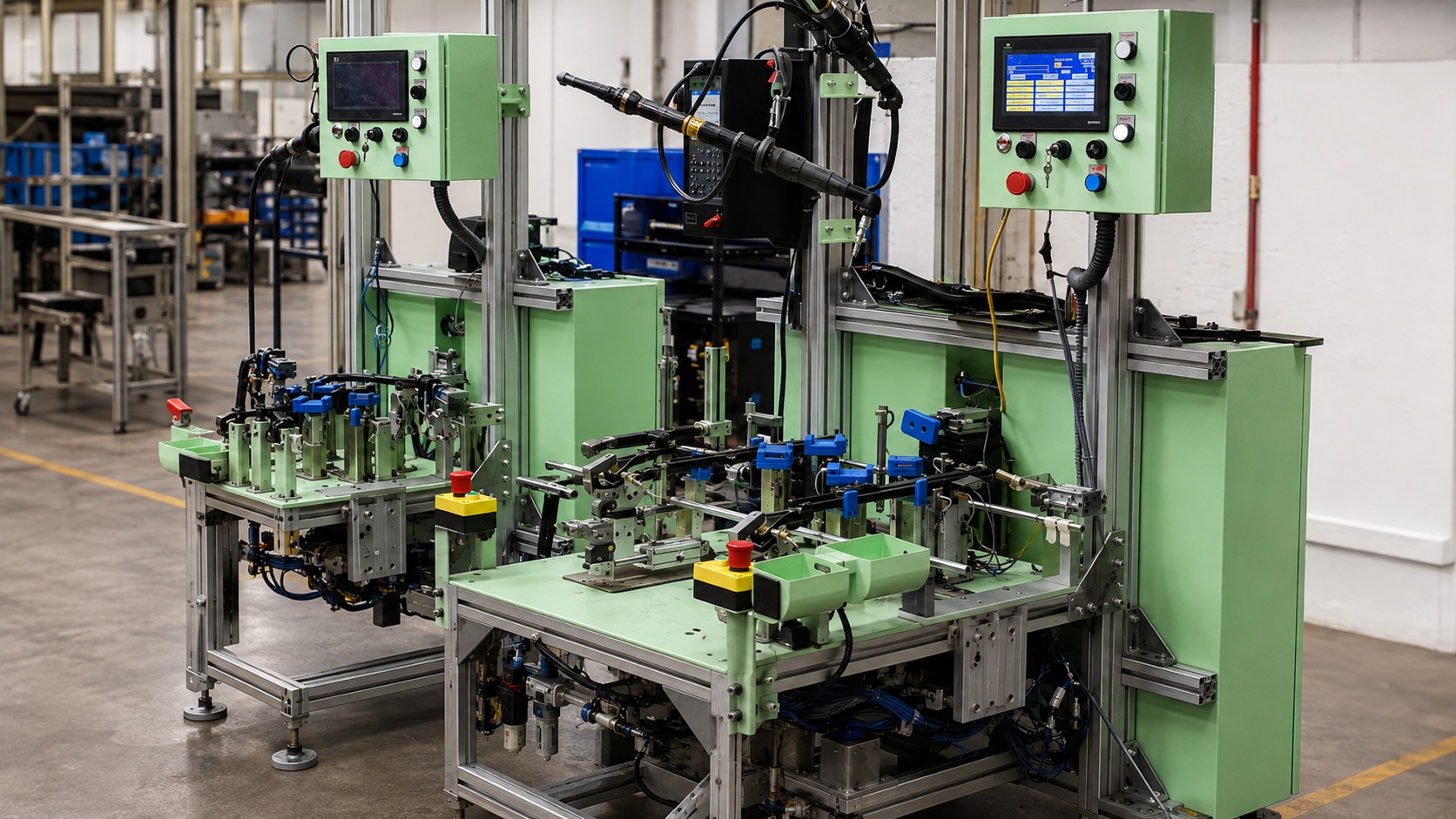 Automated Automotive Seat Frame Assembly Workstation